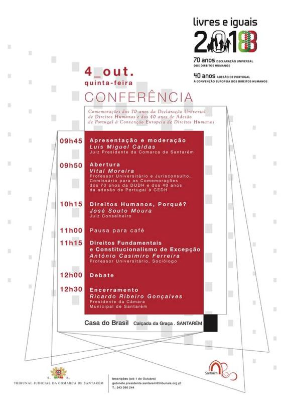 cartaz confferencia 70 anos da dudh